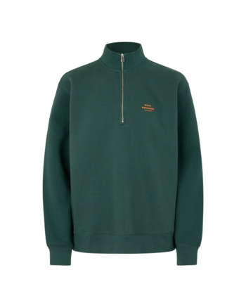 Half-zip Sweat Darkest Spruce - Mads Nørgaard