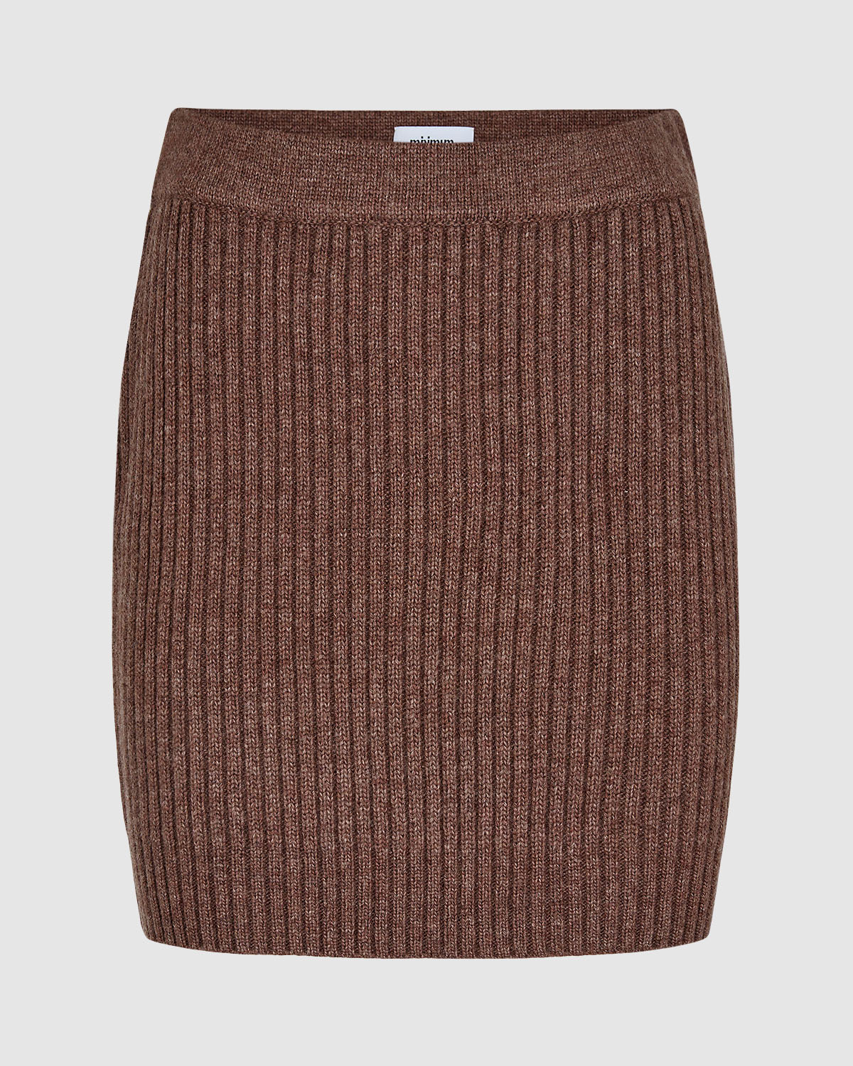 Sandies Knit Skirt Brown - Minimum