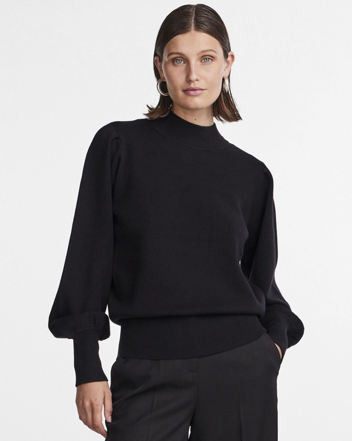 Yasfonny Knit Pullover Black - Yas