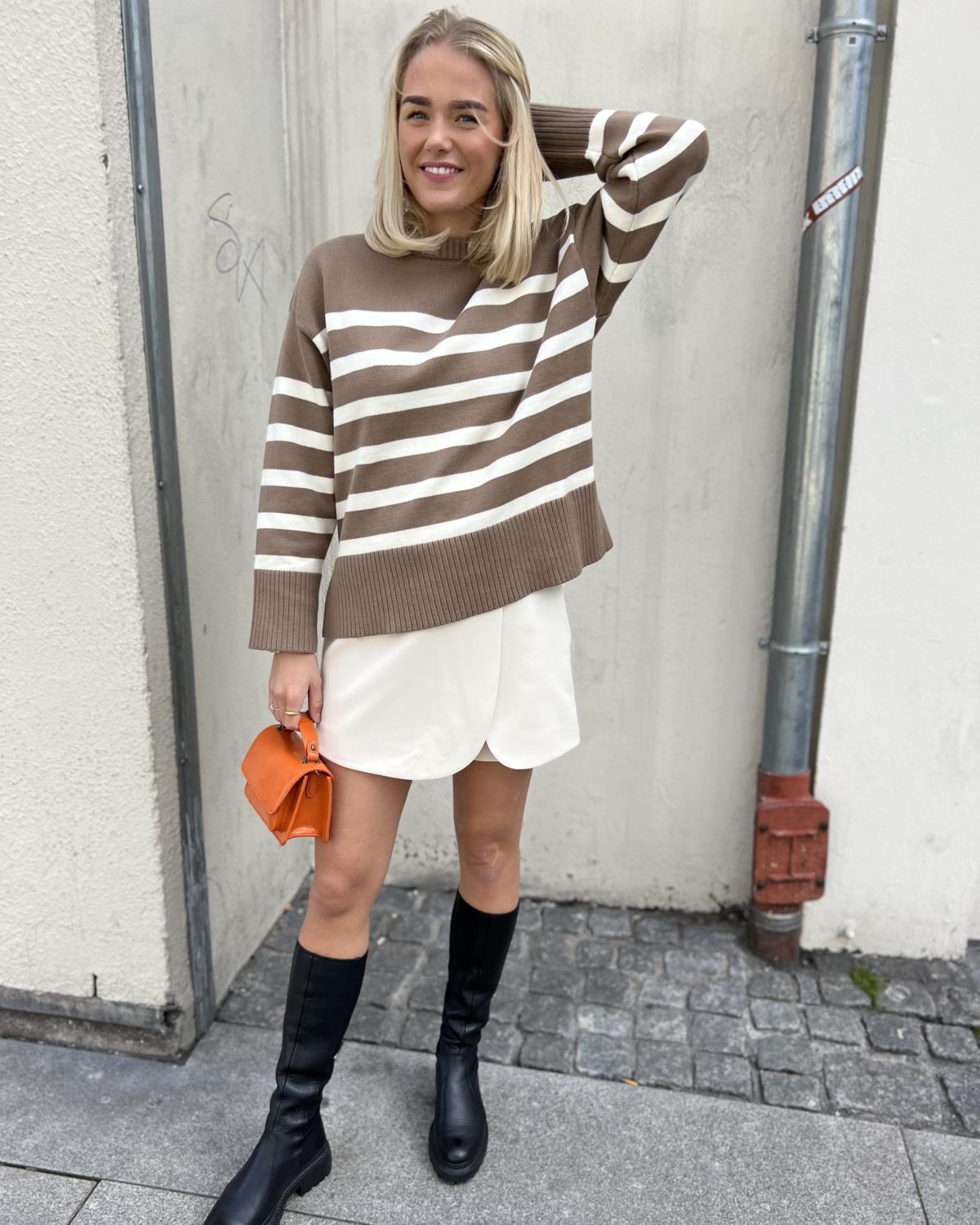 Vola Wrap Skirt Cream - Co'couture