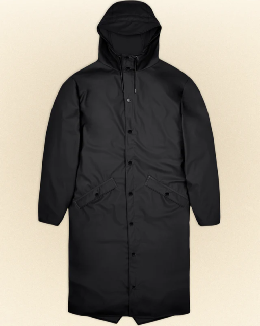 Longer Jacket W3 Black - Rains
