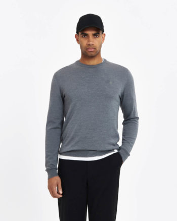 Greyson Merino Knit Grey Melange - Les Deux