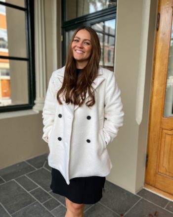 Yasinferno Wool Mix Jacket Offwhite - Yas