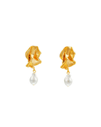 Scrunch Statement Earrings - Orelia
