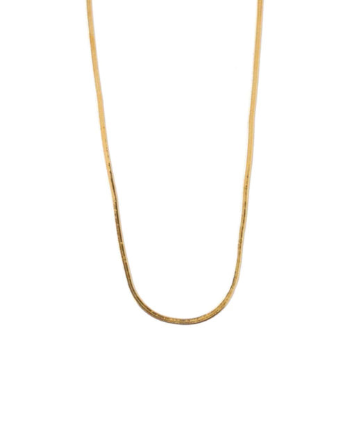 Thin Snake Chain Necklace Gull - Orelia