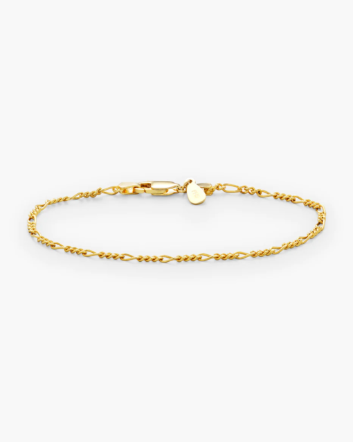Figaro Bracelet Gold - Philippa Studios