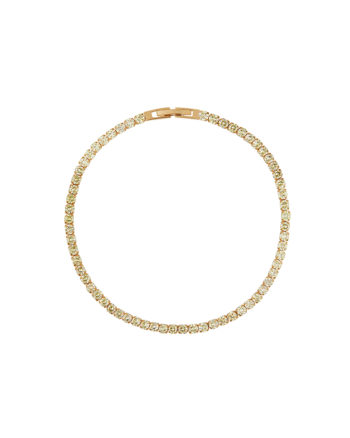Chain Tennis Bracelet Apple Green - Orelia