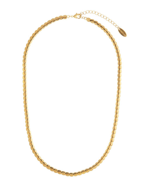 Flat Twist Chain Necklace Gull - Orelia