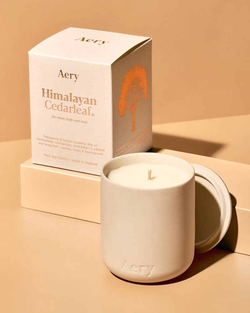 Himalayan Cedarleaf 280G Ceramic Candle - Aery