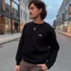 Crew Sweat Black - Mads Nørgaard