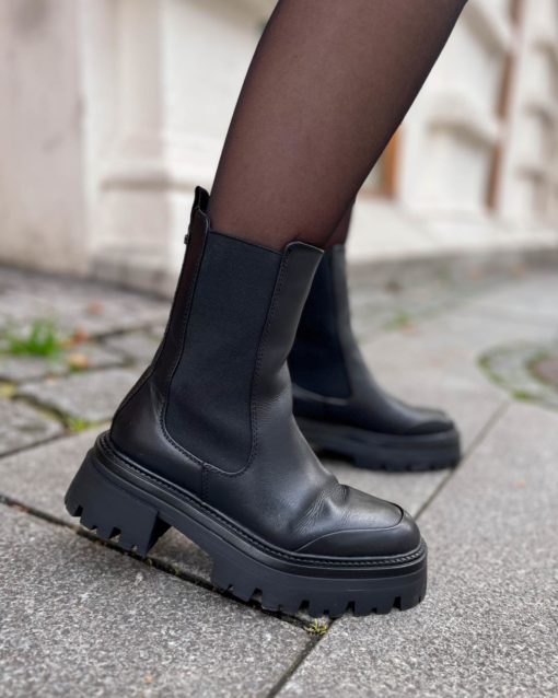 Treviso Chelsea Leather Black - Roberto Rosso