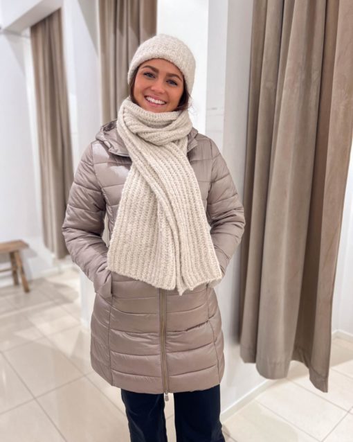 Layla Scarf Beige - Samsøe Samsøe
