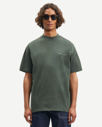 Norsbro t-shirt Dark Green - Samsøe Samsøe