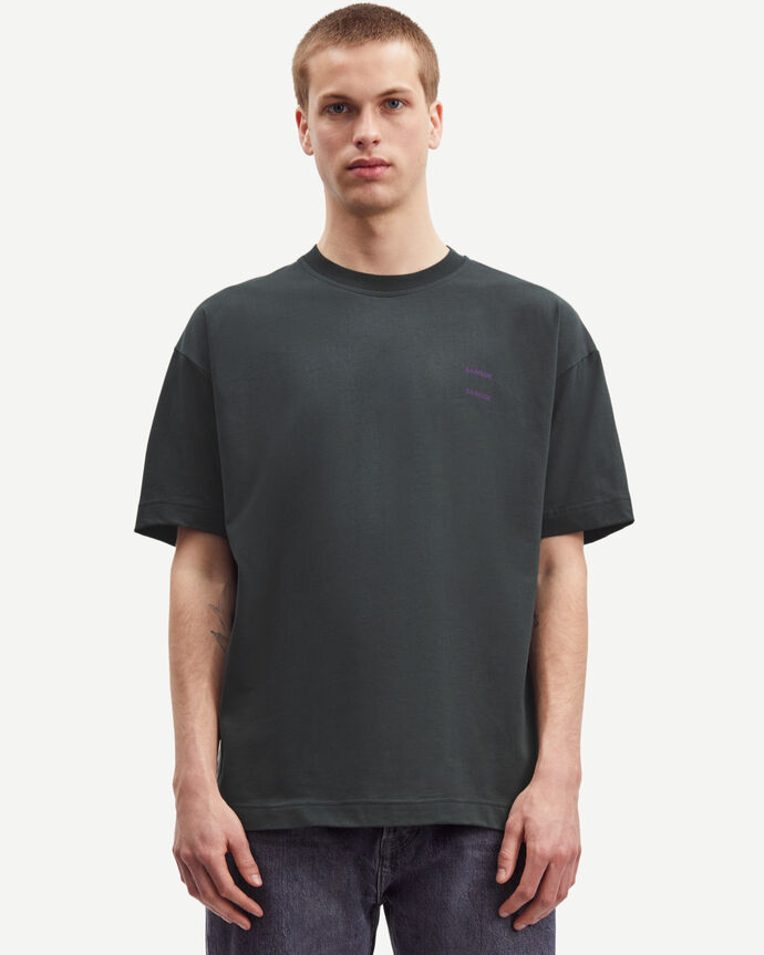 Joel T-Shirt Volcanic Ash - Samsøe Samsøe