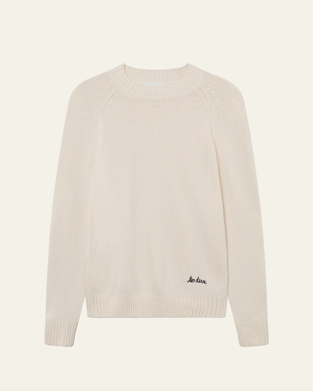 Brad Roundneck Knit Ivory - Les Deux