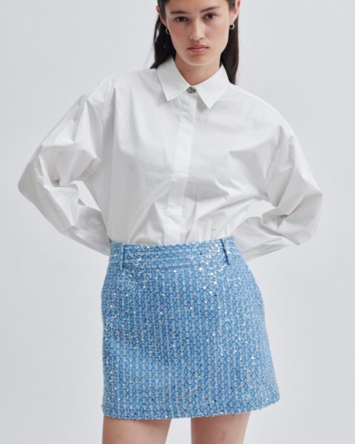 Lemara Skirt Denim Blue - Second Female