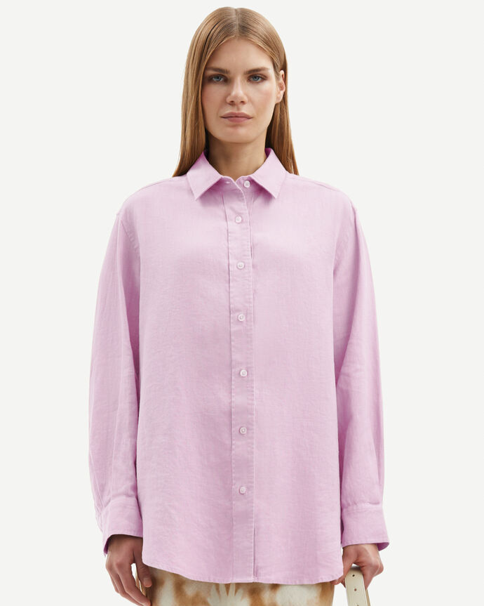 Salova Shirt Pink - Samsøe Samsøe