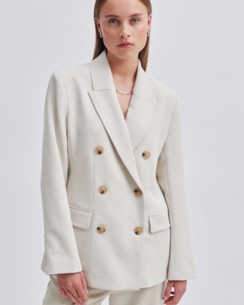 Evie Fitted Blazer French Oak - Second Female