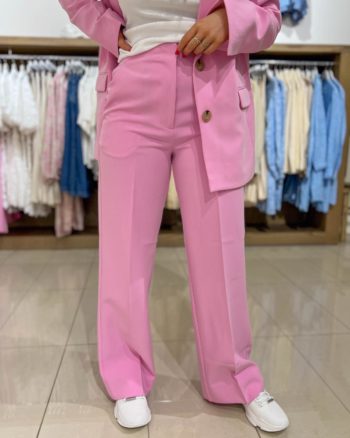 Evie Trousers Begonia Pink - Second Female
