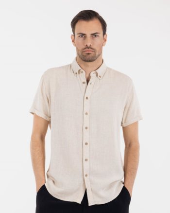 Sawyer Shirt Sand Linen - Urban Pioneers