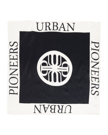 Palma Silk Scarf Black - Urban Pioneers