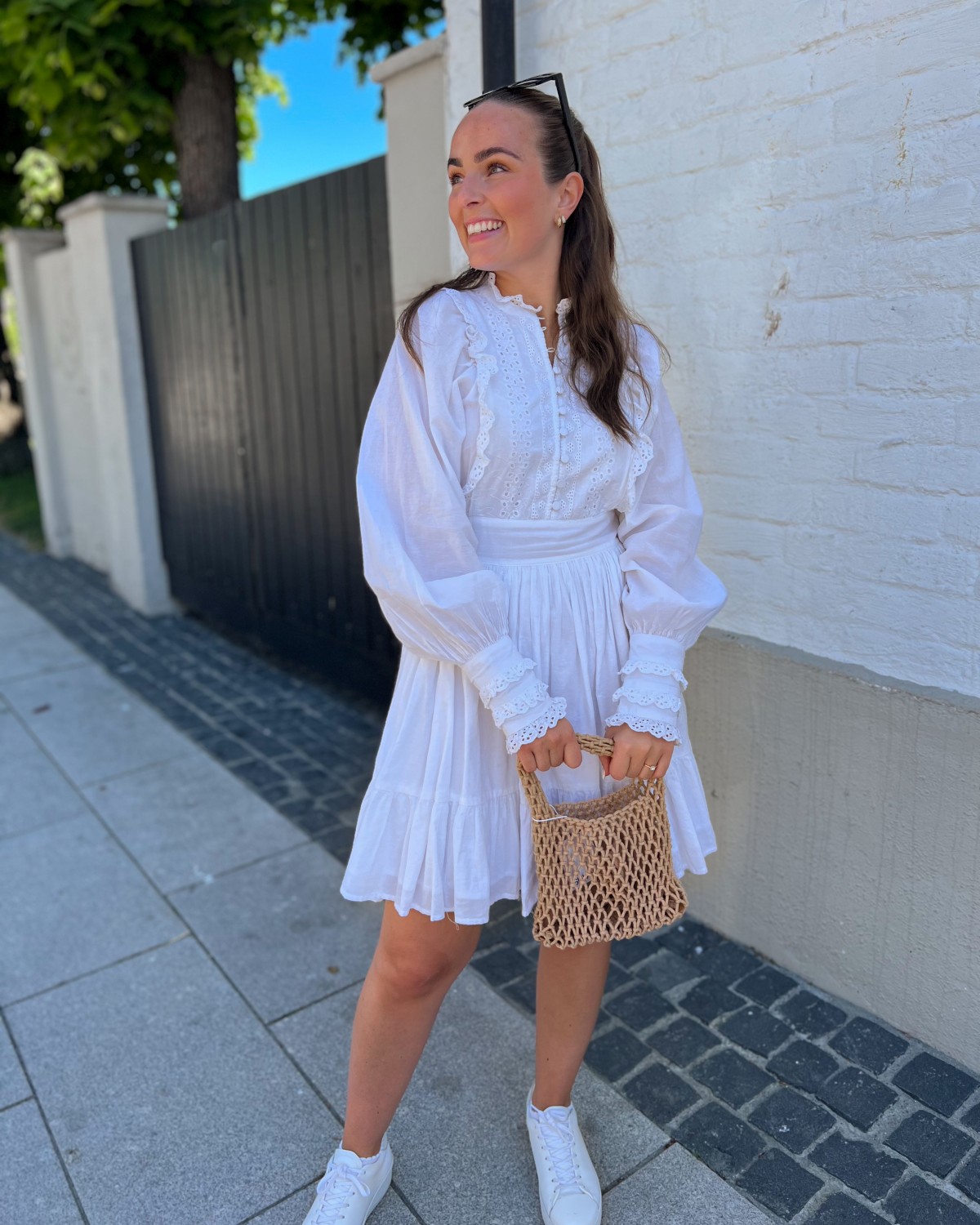 Parkin Dress White - Mbym