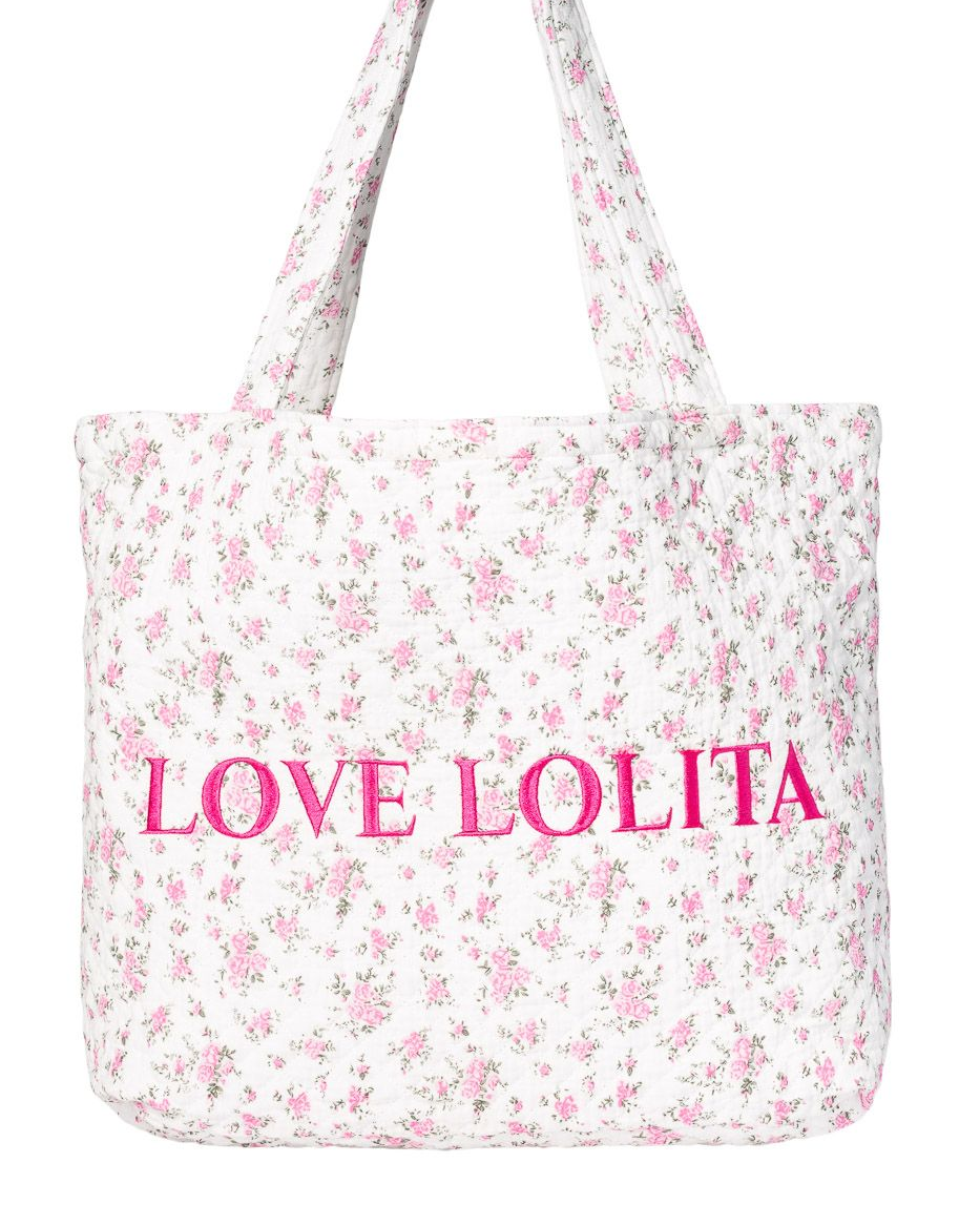Tracy Tote Bag Pink Boquet - Love Lolita