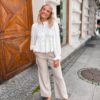 Lilli Pants Sand Melange - Urban Pioneers