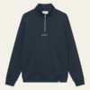 Dexter Half-Zip Dark Navy - Les Deux