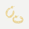 Subway Earrings Gold - Who Is she