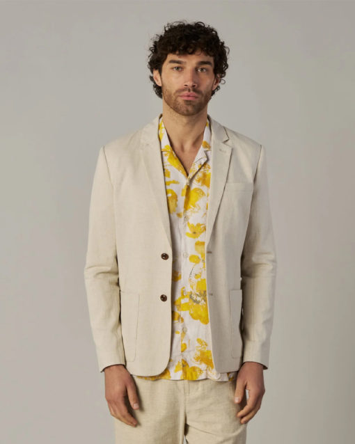 Williams Plage Blazer Ecru Melange - Mos Mosh