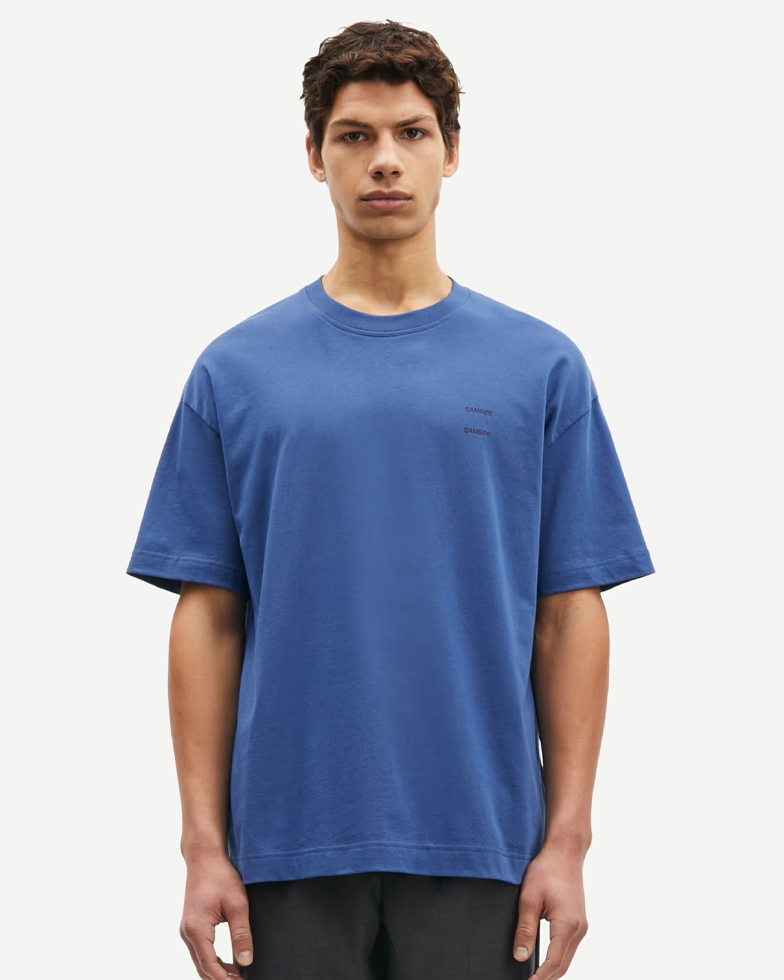 Joel T-Shirt True Navy - Samsøe Samsøe