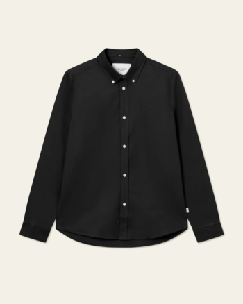 Konrad Oxford Shirt Black - Les Deux