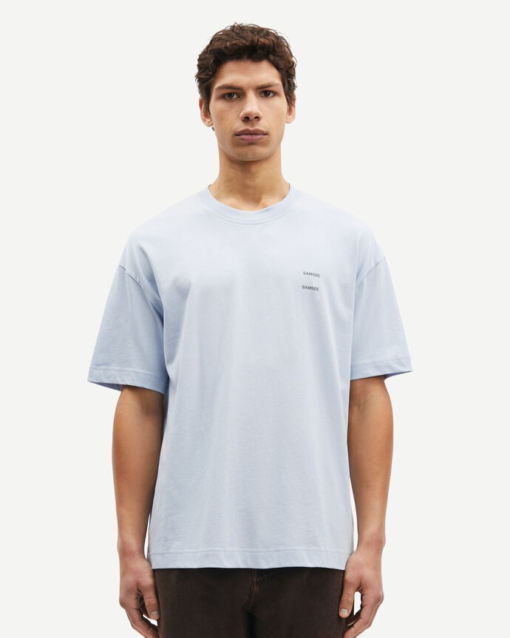 Joel T-Shirt Subdued Blue - Samsøe Samsøe