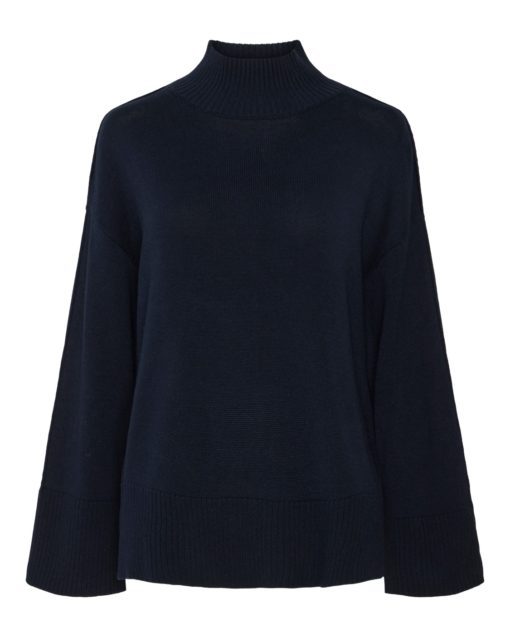 Yasbabette Knit Pullover Navy Blazer - Yas