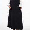 Yasfonny Ankle Knit Skirt Black - Yas