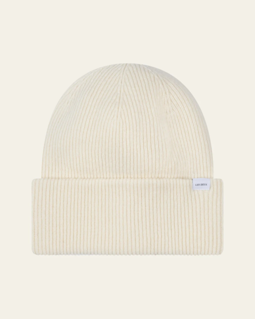 Wayne Wool Beanie Ivory - Les Deux