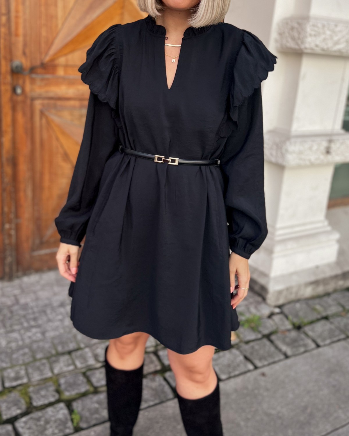 Belte Justerbar Sort/Gull - Intex