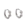 Aster Crystal Hoops - Pico