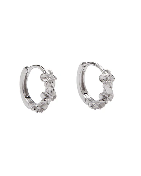 Aster Crystal Hoops - Pico