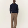 Gary Cotton Knit Dark Navy - Les Deux