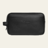 Leather Wash Bag Black - Les Deux