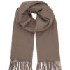 Stacy Wool Scarf Fossil Brown - Mbym