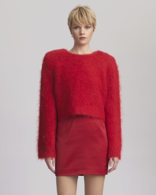 Safi Pullover Haute Red - Gestuz