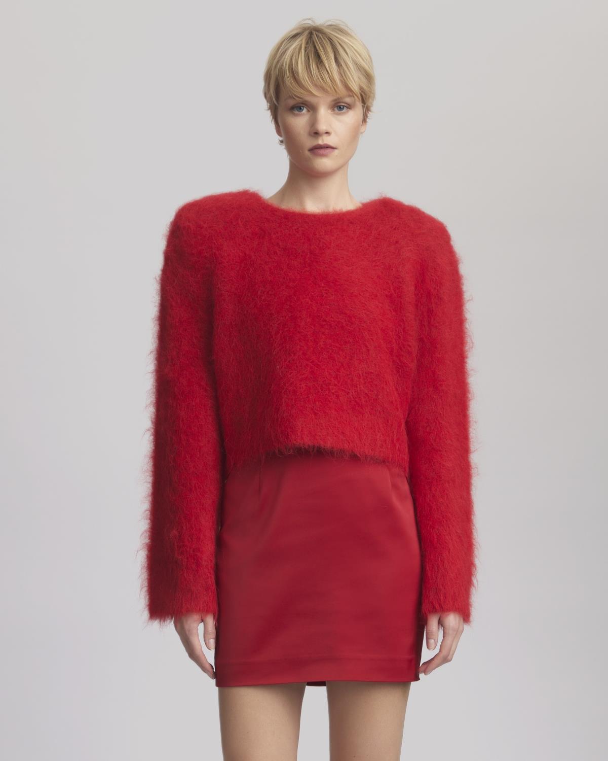 Safi Pullover Haute Red - Gestuz