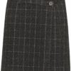 Gracie Skirt Black/Brown - Gestuz