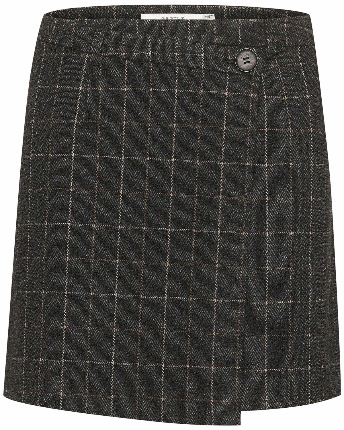 Gracie Skirt Black/Brown - Gestuz