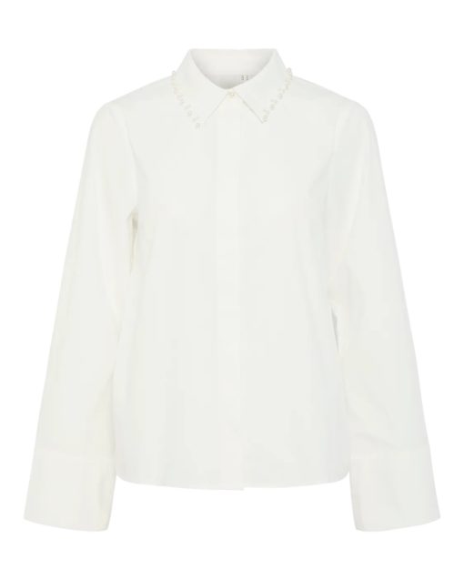 Yaskimmea LS Shirt White - YAS