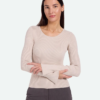 Twisti O-Neck Jumper Beige - Moves