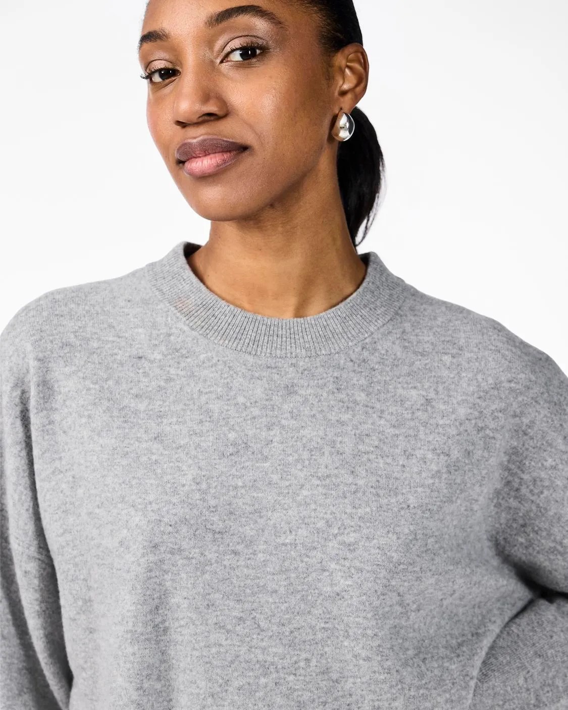 Yasemilie Knit Pullover Grey - Yas